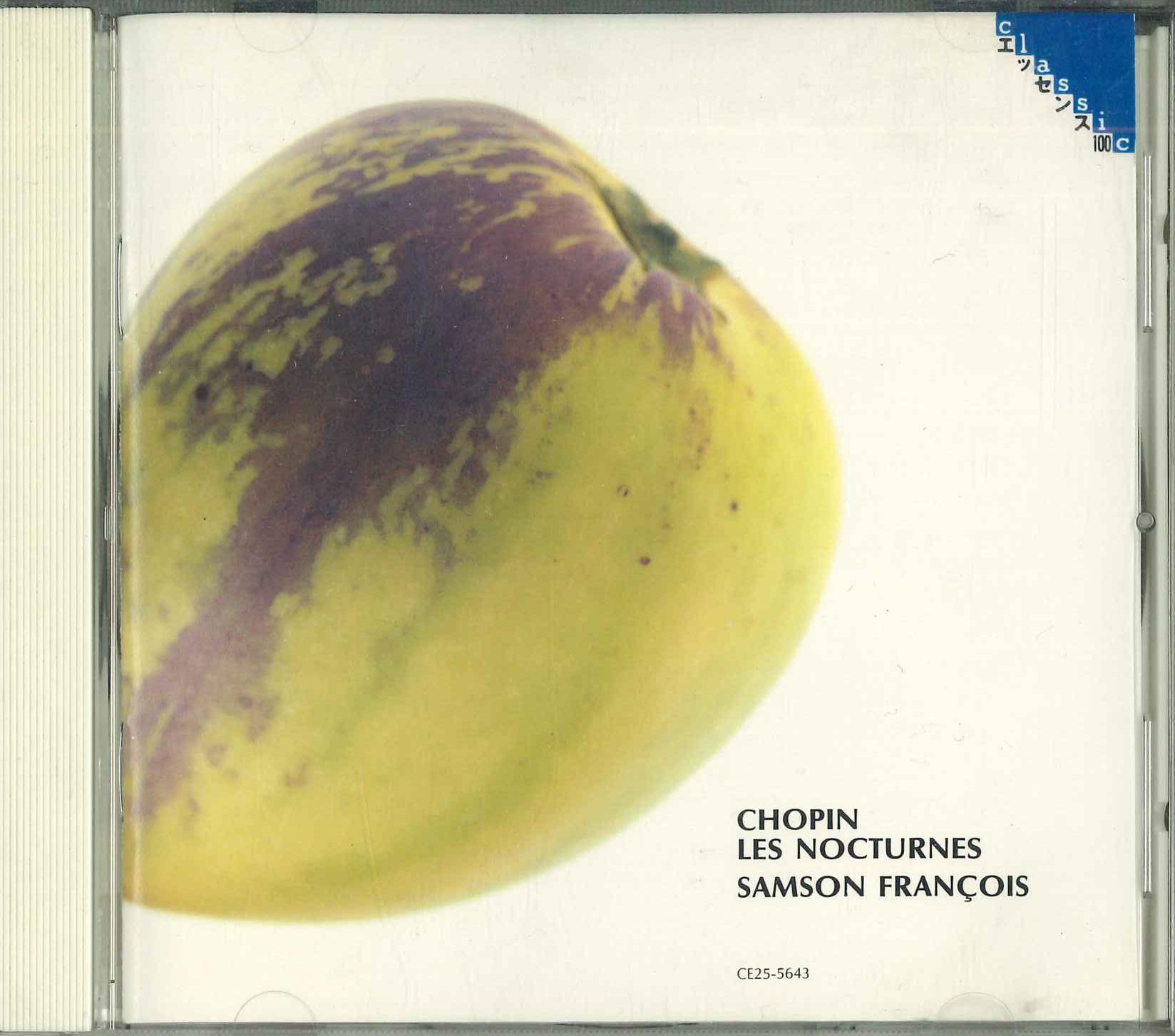 

CD FRANCOIS - Chopin Les Nocturnes CE255643 EMI Japan Classical Used