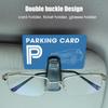 Auto Sun Visor Glasses Box Sunglasses Clip Card Ticket Holder Stand Universal Fastener Case Eyeglasses Car Accessories