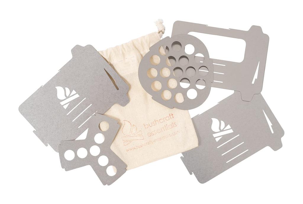 Bushbox Ultralight Outdoor Pocket Stove (Campfire Grill/Cooker)