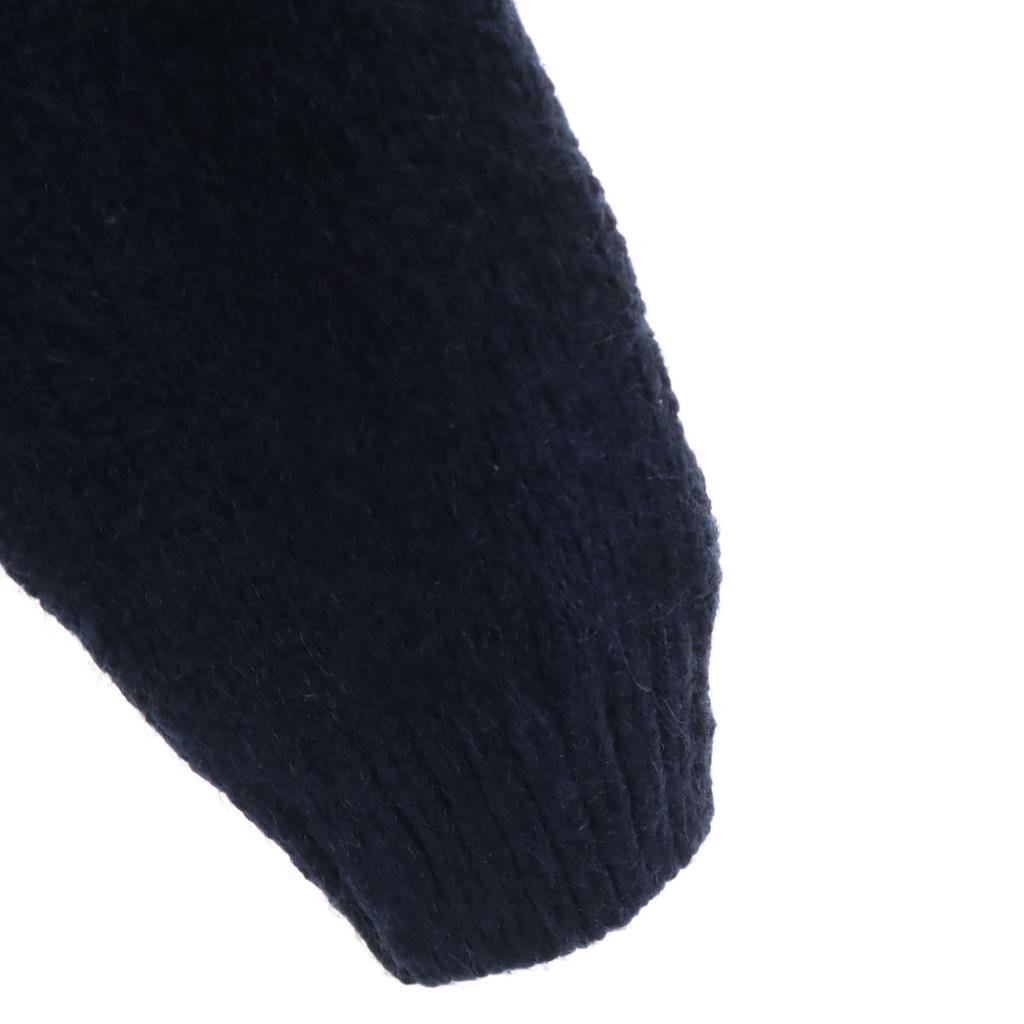 unused ZARA Long sleeve knit cardigan L Navy Women Used