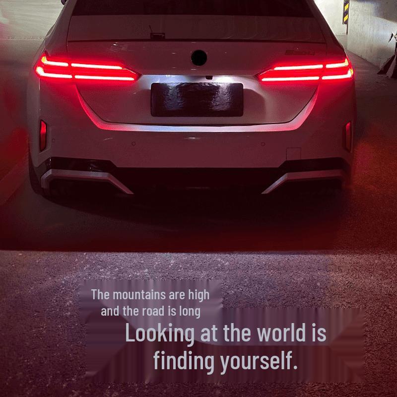 BMW Series Trunk Projection Lamp: License Plate & Ambient Light for 1/3/4/5, X1/X3/X5, M3/M4.