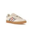 Adidas Liberty London x Gazelle Indoor Blomsterbroderi - Off White Damesneakers Krem Gull-Metallic Gummi JH7370