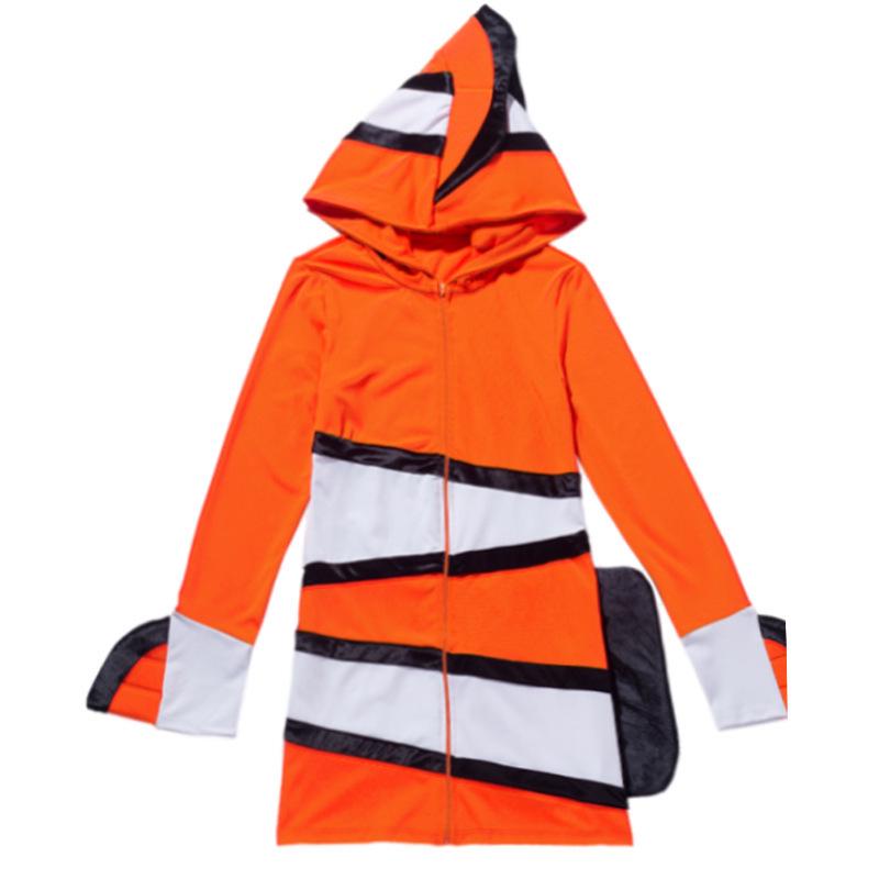 Women's Nemo Fish Cosplay Costume for Halloween Parties