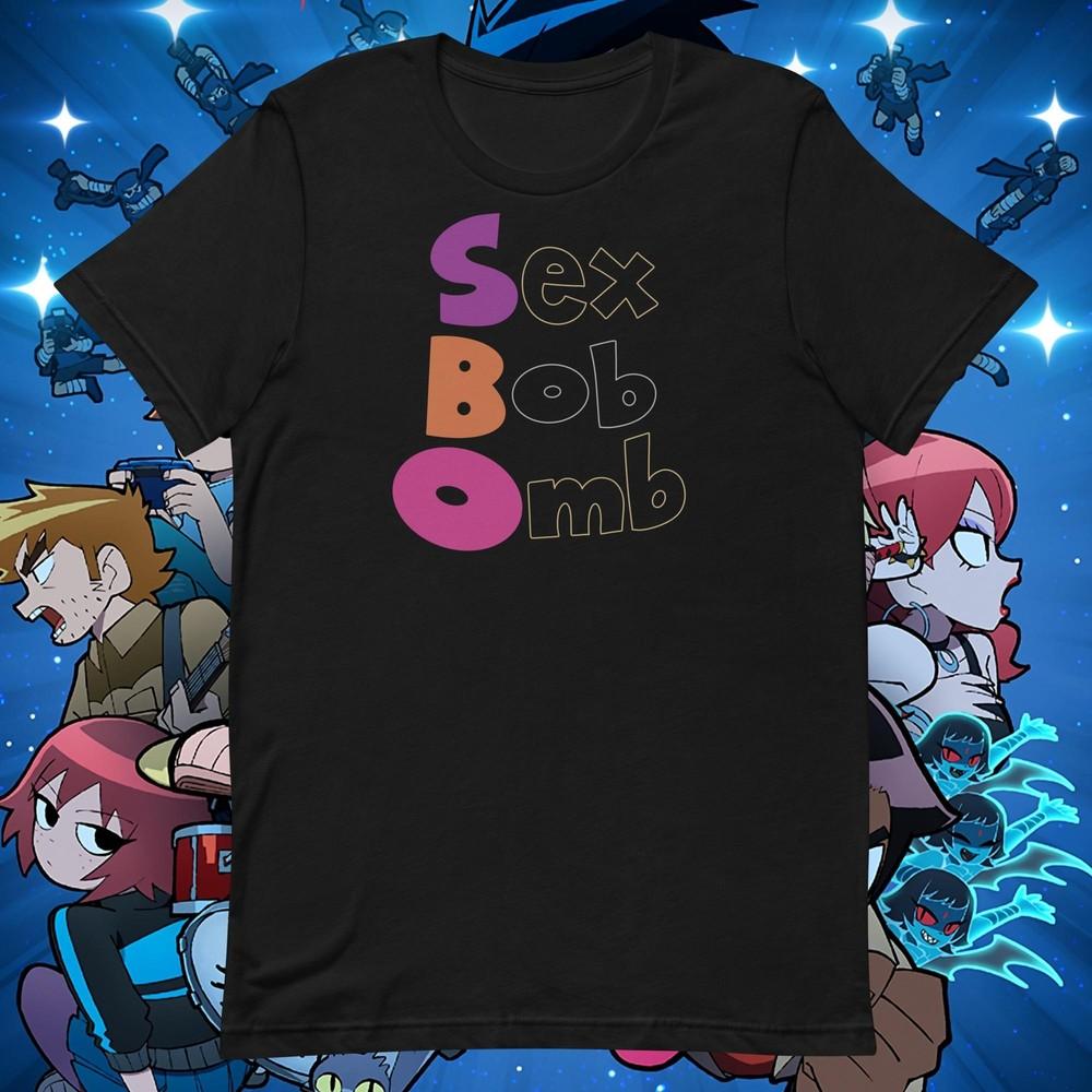 Scott Pilgrim Takes Off Knives Chau Sex Bob Omb Shirt