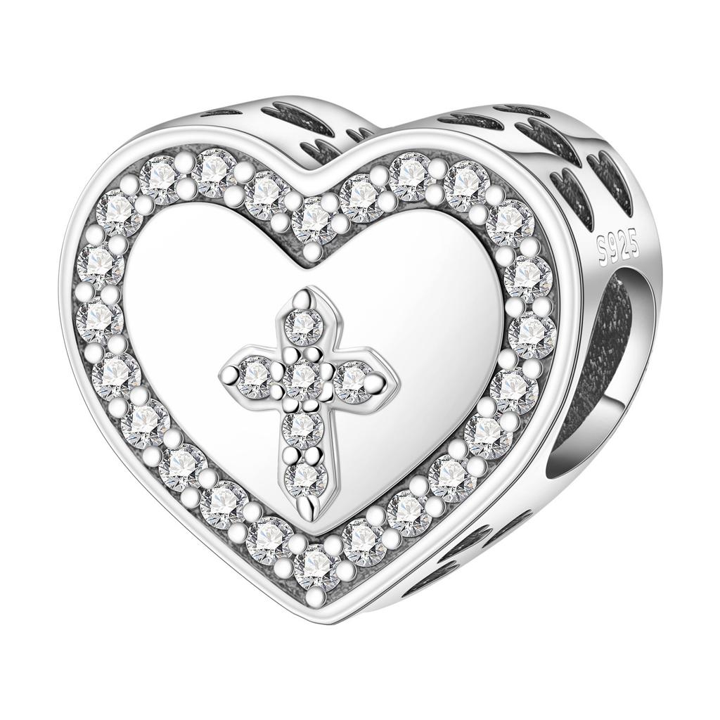 Copper Jesus Character Religious Symbol Pendants Bracelet Charms Fit Jewelry Party Beads Diy Fine Gifts Accessory