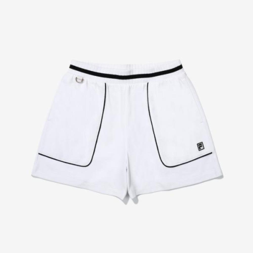 

Шорты-кюлоты из хлопковой смеси пике FILA FS2TRG2362FWHI