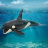 Animal Model , Plastic Similation Animals Figures Killer Whale Shape Model Early Education Static Solid Gift for Kids