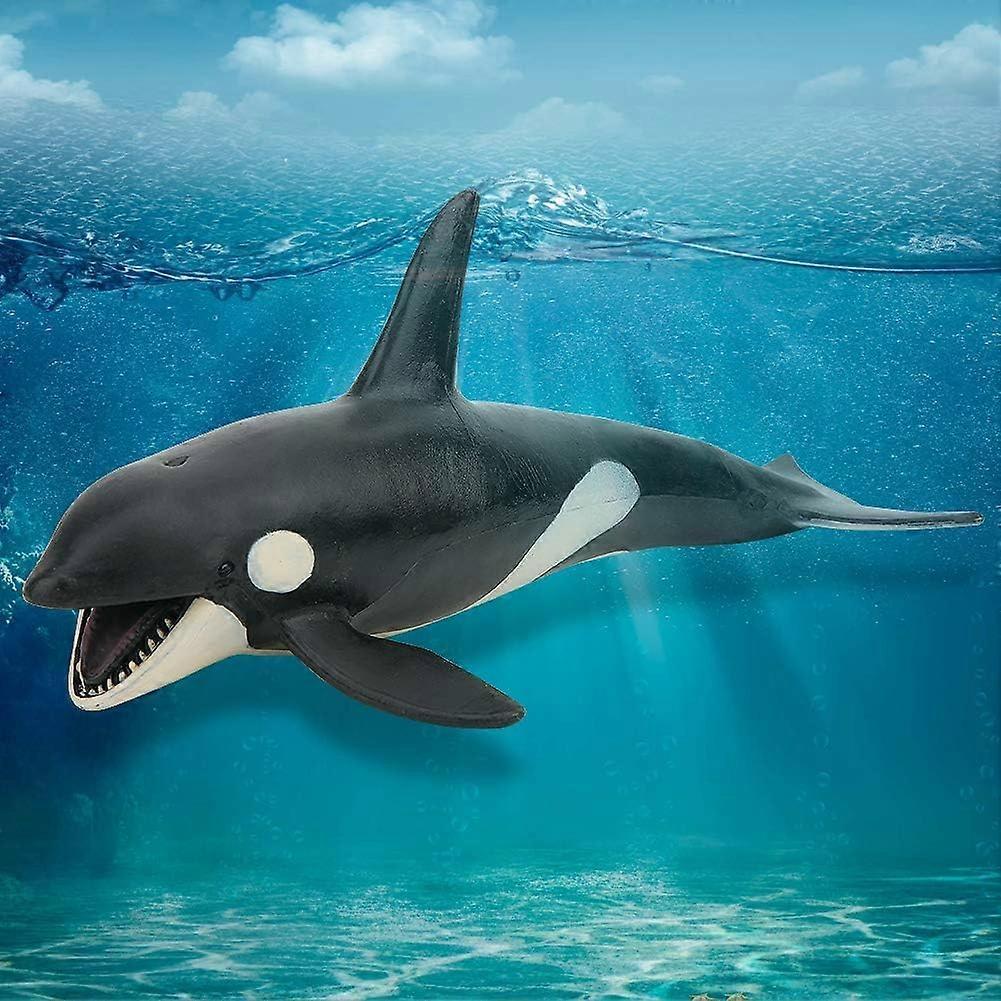 Animal Model , Plastic Similation Animals Figures Killer Whale Shape Model Early Education Static Solid Gift for Kids
