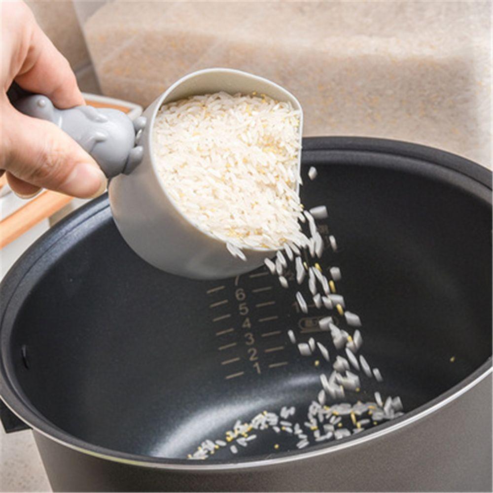 Flour Scoop Pet Food Spoon Kitchen Tool Measuring Cup Multifunction Steal Mickey Mouse Rice Scoop