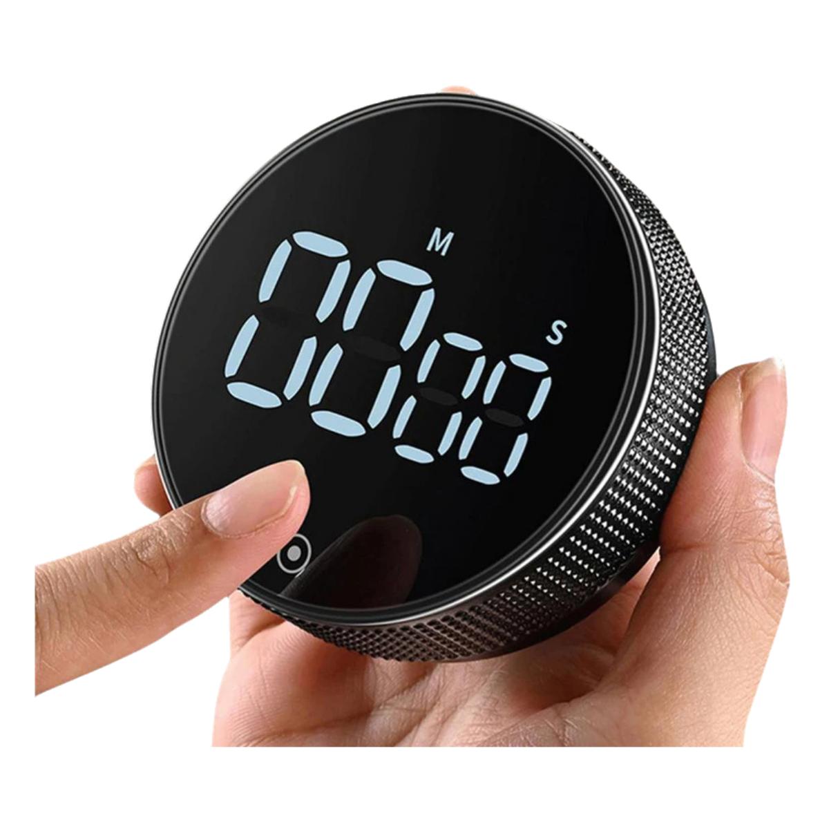 Magnetic Kitchen Timer Digital Timer Manual Countdown Rotary Timer Mechanical Cooking Timer Cooking Shower Stopwatch чёрный