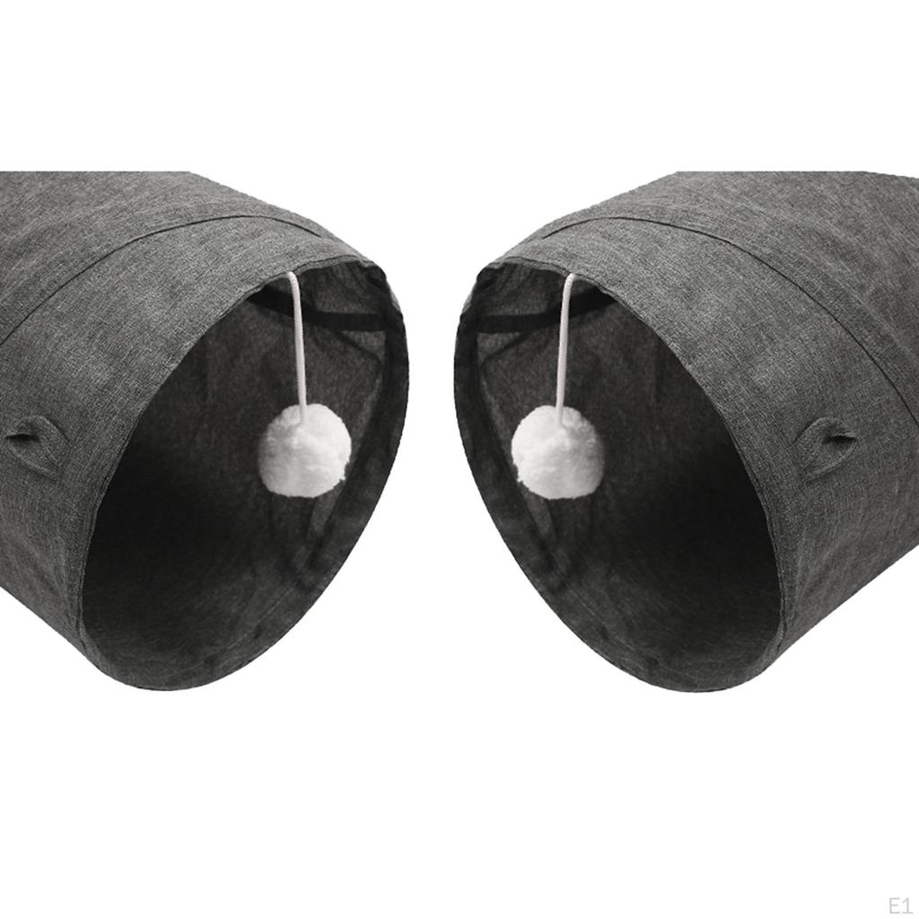 Collapsible Cat Tunnel Tube, Funny Toys, 3 Way Foldable, Interactive Hole for Kitty Rabbit Pet