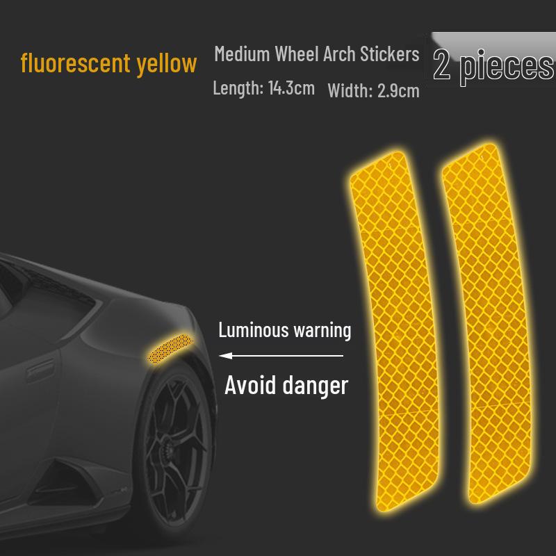 

3M Reflective Wheel Eyebrow Sticker: Luminous, Waterproof, Anti-Collision, Scratch-Resistant Car Bumper Strip