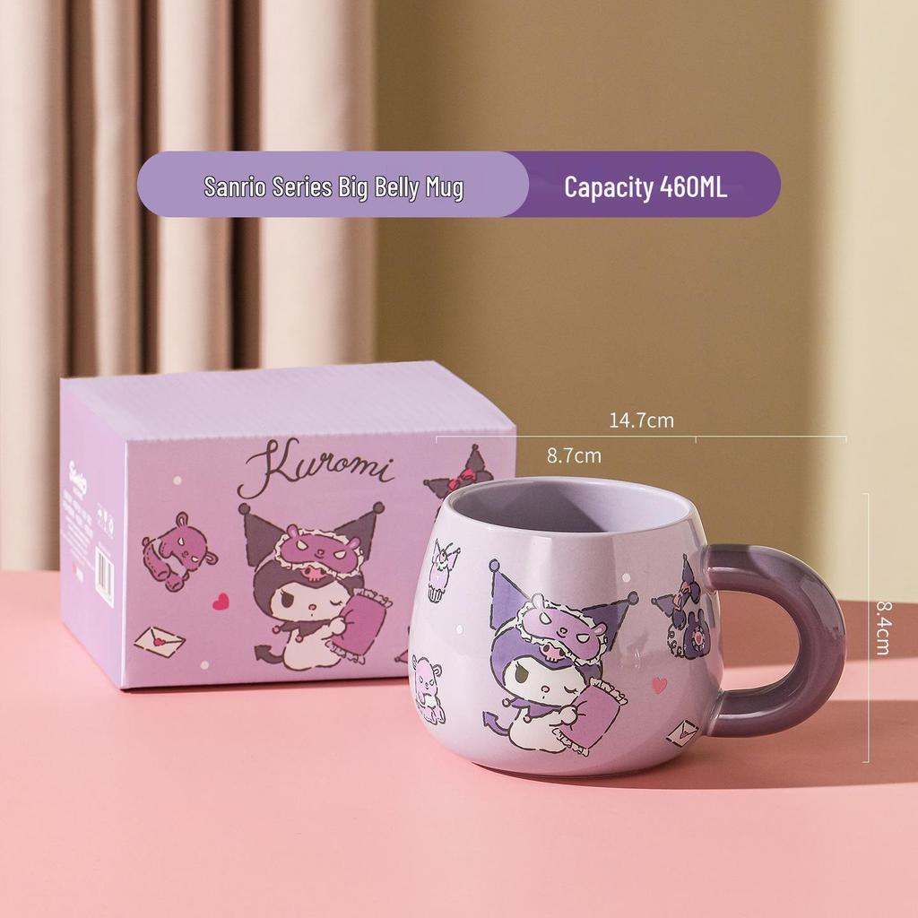 Sanrio Cartoon Girl Ceramic Mug Gift Set