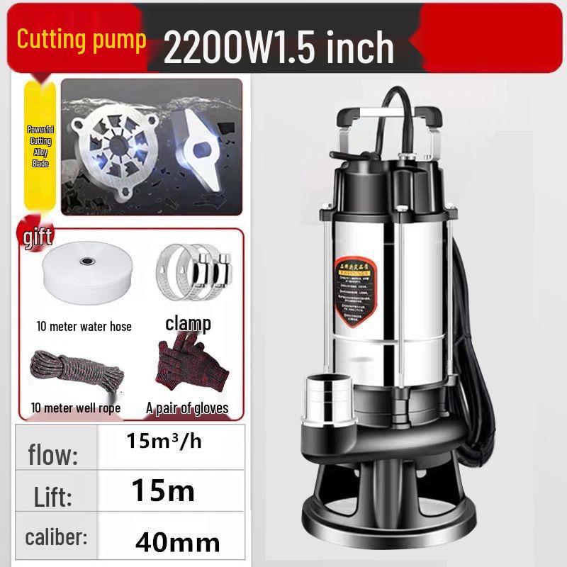 220V Mini Afvalwaterpomp voor Huishoudelijke Septische Put & Modderafvoer