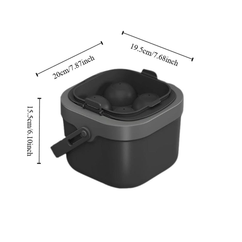 Non-stick Crystal Clear Ice Ball Maker 6CM Ice Cube Mold Bar Clear Ice Sphere Mold  Easy To Demold