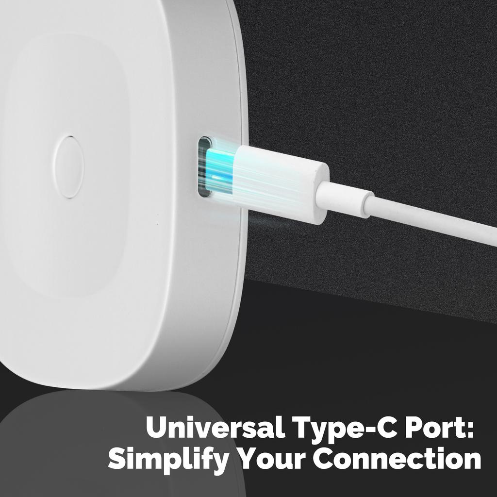 MOES Tuya Zigbee Bluetooth Gateway Typ-C Stromversorgung Brücke Smart Home Automatisierung Drahtloses Netzwerk Unterstützung Alexa Google Home