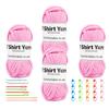 20Pieces Crochet Yarns for Beginner Hobbyist Crafting Carpet Rug Hanging Decoration