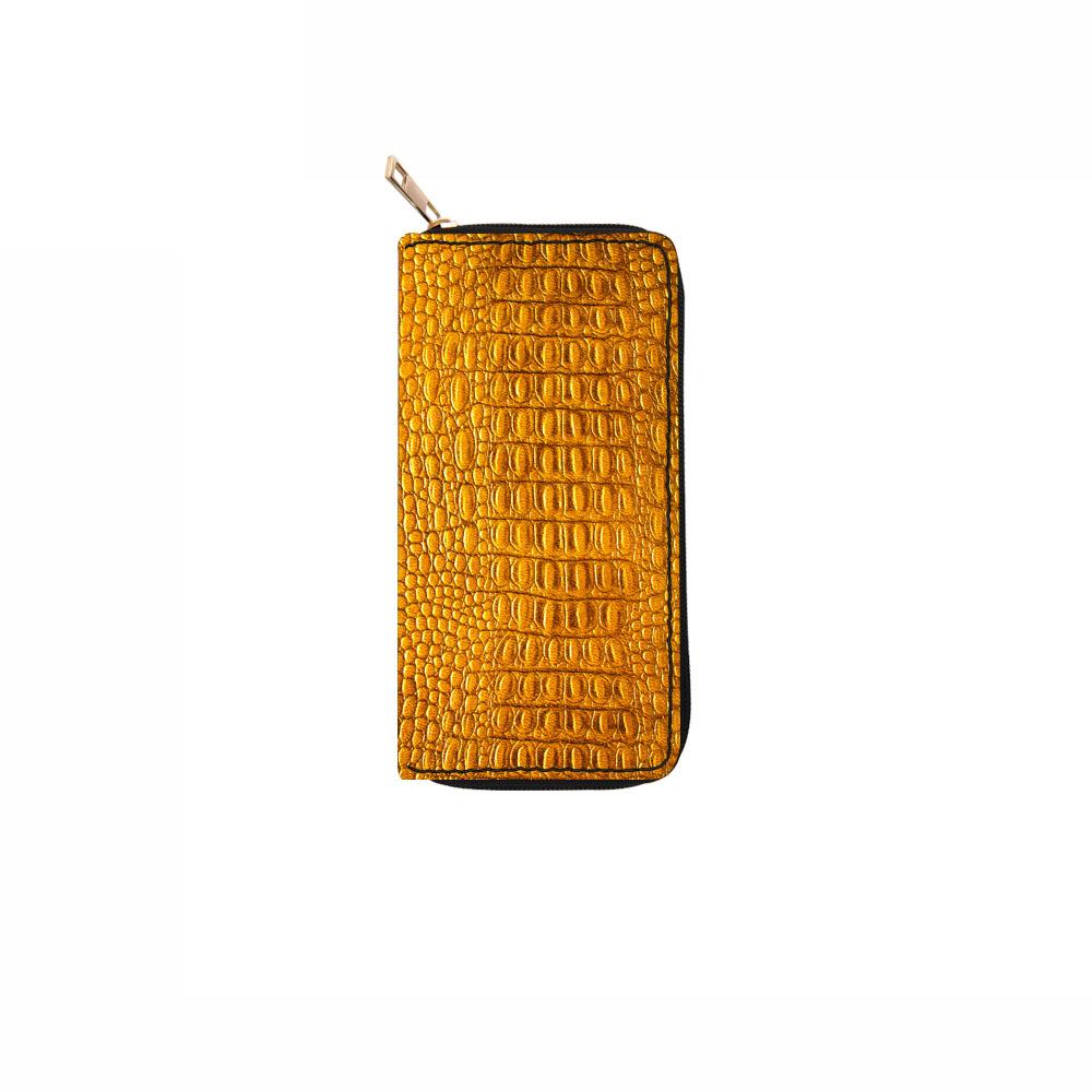 Generation new snake print leopard print long zipper wallet clutch bag digital