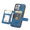 For iPhone 16 Pro Max Case Wallet Card Slot TPU+PU Leather Back Phone Cover
