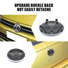 YKPSC1 139mm 110mm VW Logo ABS Emblem Car Hood Front Grill Rear Trunk Badge Accessory For Volkswagen Polo 2019 2020 2021 2022 2023 2024