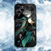 Genshin Alhaitham Phone Case For iPhone17,16,15,14,13,12,11 Plus,Pro Max, Soft Silicone Black Cover