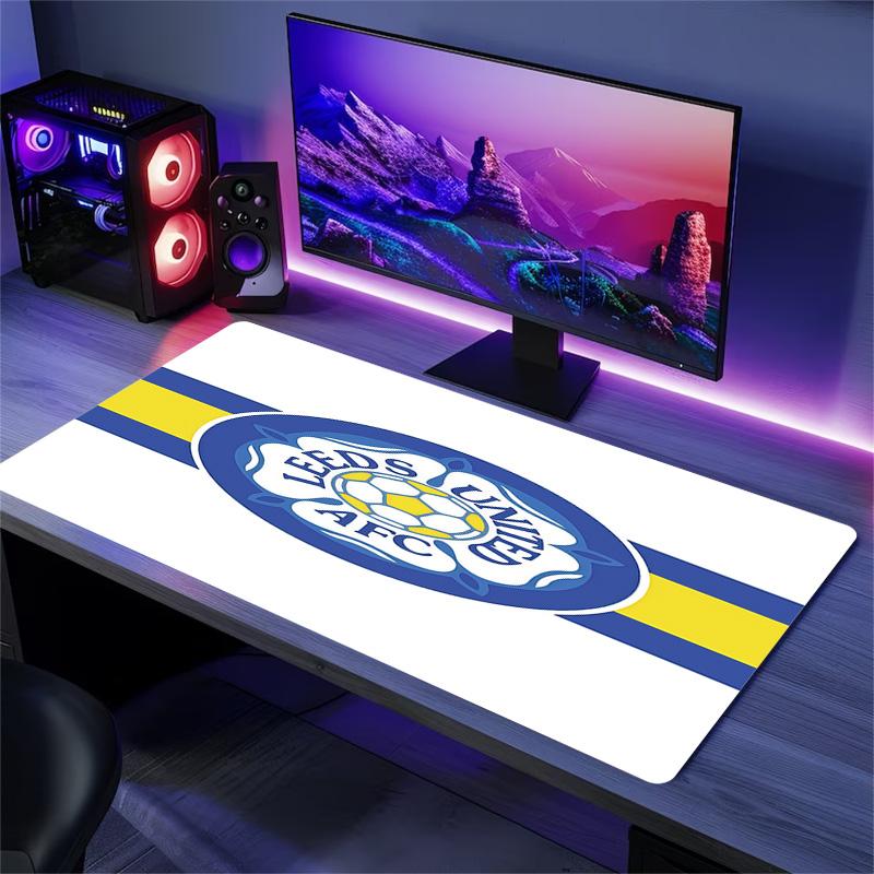 Leeds United Print Cushion Non-slip Laptop Tablet Big Mousepad XXL Mat Mini PC Playmat With Lock edge