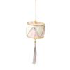 and Green Flannel Christmas Ball Ornaments for Holiday Tree Decor, Hanging Decoration