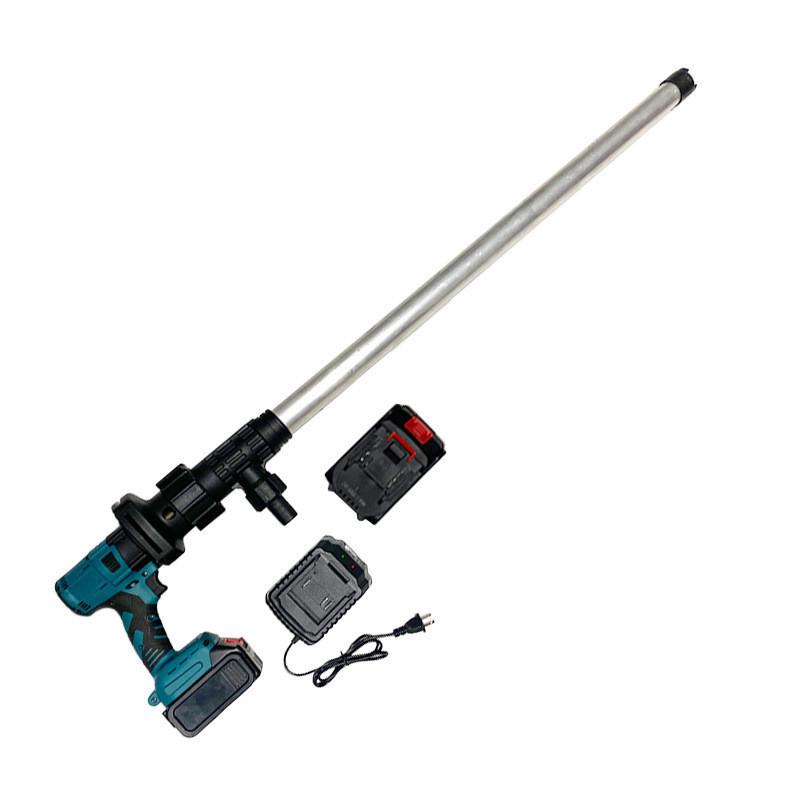 High Power Brushless Oil Pump Portable Liquid Extraction Bucket Pump Large Capacity Lithium-ion Diesel Pumping Unit Blue