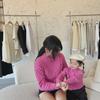 Clearance: Children's Cable Knit Sweater - Autumn Style Wool Pullover for Girls & Babies, Parent-Child Matching Option Available.