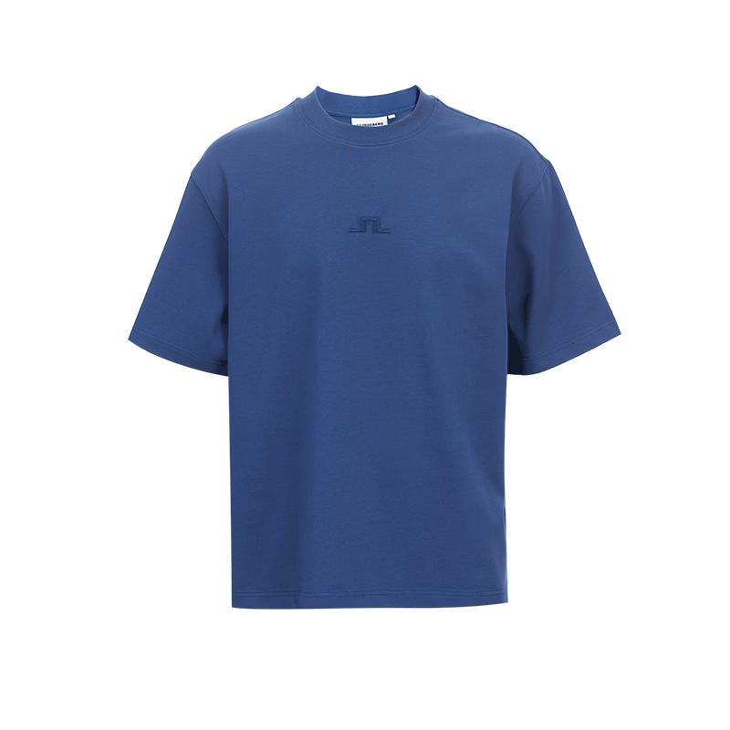 J.Lindeberg Men's Relaxed Fit Cotton Logo T-Shirt