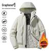 Men's Fleece-Lined Winter Workwear Cotton Jacket: Windproof, Waterproof, Warm, Loose Fit