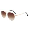 Classic Vintage Metal Sunglasses Men's New Driving Sunshade Sun Glasses Outdoor Sports Ellipse Eyewear UV400