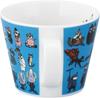 Yamaka Shoten MOOMIN Large Soup 11 X Microwave Made In Moomin Valley Mug, 400ml, Diameter Approx. 9cm, Safe, Japan, Friends, Blue, MM11001-36