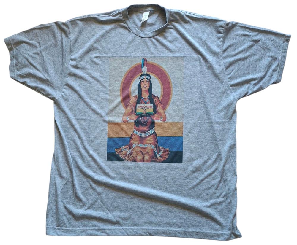 Land O Lakes Butter Logo Men039s TShirt Size S to 3XL gray Color Unisex T-Shirt XXL