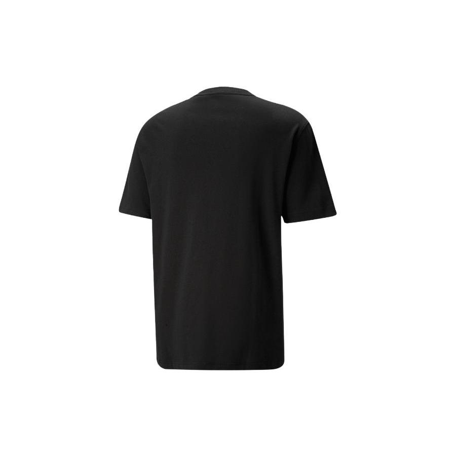 PUMA Drop Shoulder Sleeve T Shirt Men's Black 620617-51