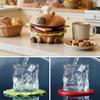 Capybara Burger Untersetzer Set Niedlicher Hamburger Untersetzer mit Flaschenöffner und Aufbewahrungsschale Lustiger Tier-Themen-Untersetzer für Getränke Kaffee Tee Tischdekoration