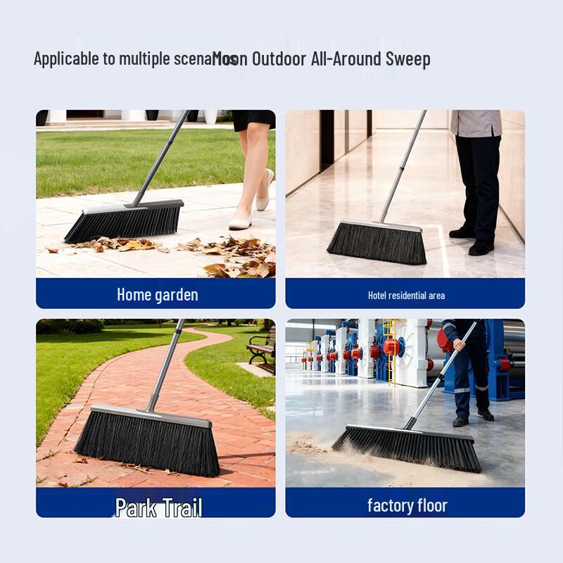 Heavy-Duty Outdoor Yard Broom
