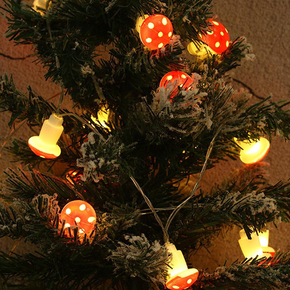 1.5m/3m Mushroom LED Light String USB/Battery Power Fairy Lights Garland for Christmas Holiday Party Wedding Garden Decoration Lights