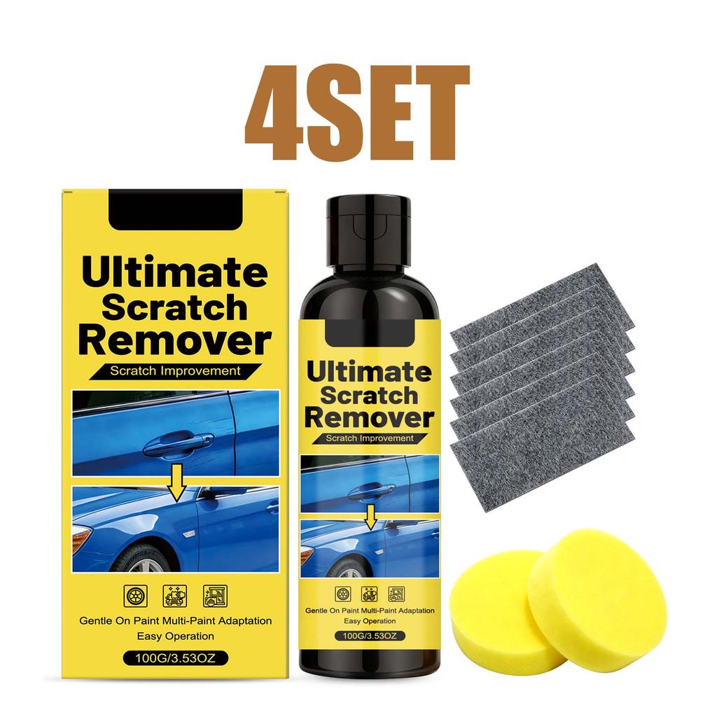 100g Car Scratch Remover Kit Paint Swirl Remover Polish Wax Scratch Improvement for Car Care Multi Paint Adaptation Sponges