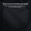 Autumn Winter Outdoor Riding Neck Warmer Fleece Lining Neck Gaiter Breathable Holes Half Face Guard Accessories