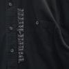 Harley Davidson Back Print Short Sleeve Button Down Shirt L Black Series Men's Used