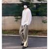 Men's Oversized Polo Collar Knit Sweater - Solid Color, Korean Style, High-Grade Lapel Sweater