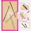 220-Piece Hair Accessories Set: Brown Bobby Pins, U-shaped Pins, Hair Clips, Bun Pins, and Star Clips