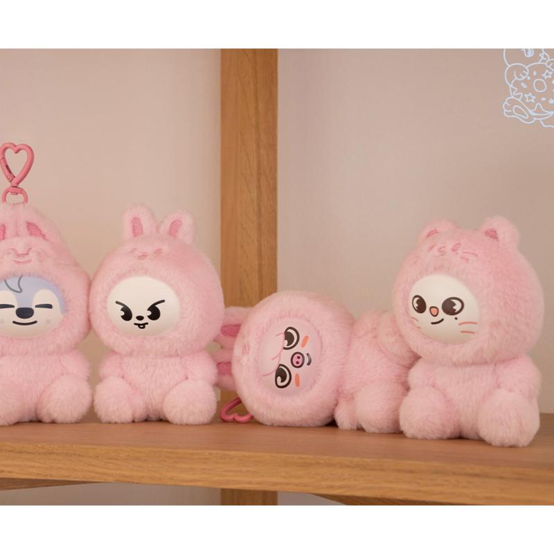 Stray Kids 6TAY a Casa Nostra Carta Scambiabile Segreta Ufficiale SKZOO, Mini Ciondolo e Collezione di Peluche (Micro / 10CM / Versione Giocattolo)
