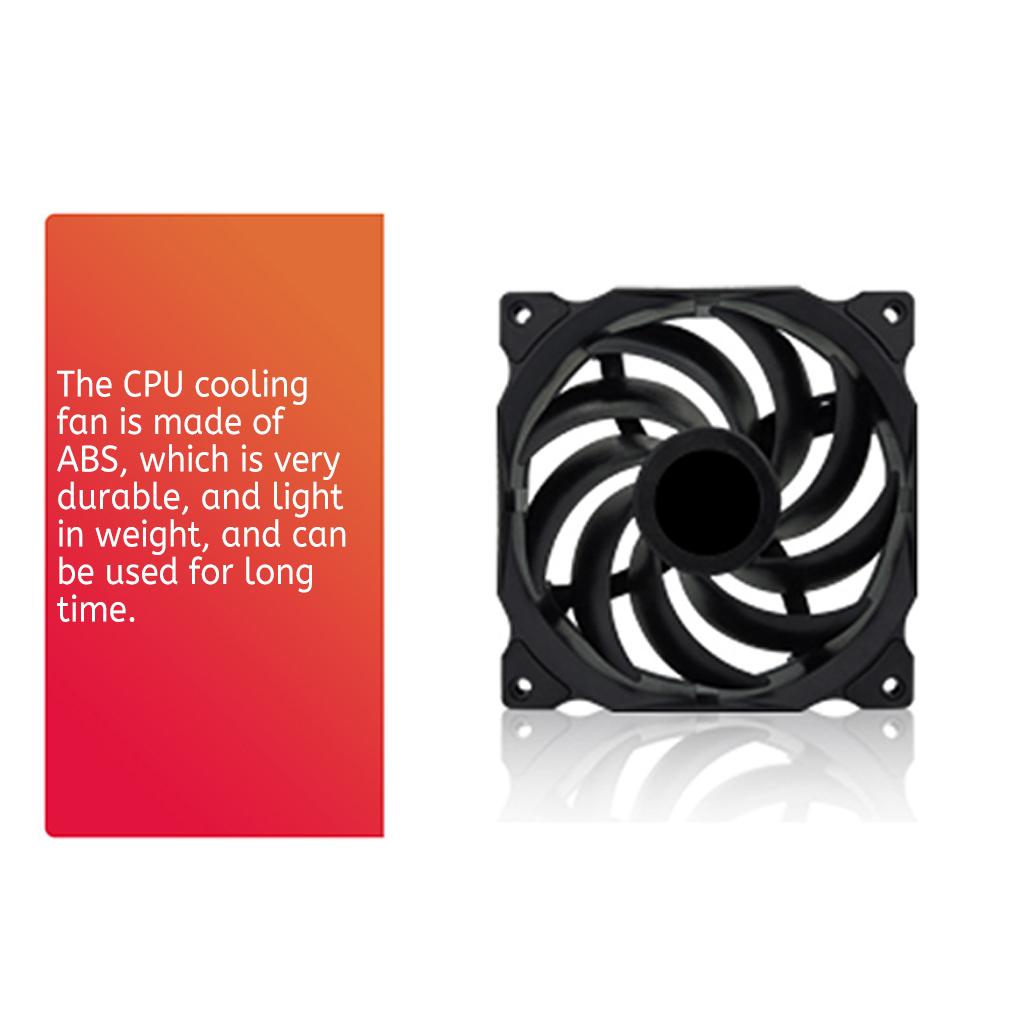 80mm CPU Cooler Computer Case Fan Desktop PC Mute Air Cooling High Speed Radiator Heats Dissipation Heatsink Accessories