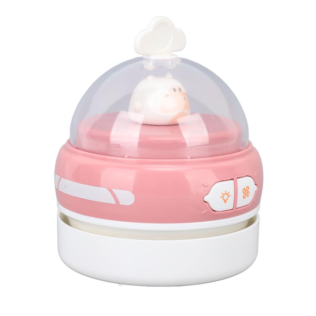 Desktop Vacuum Cleaner Portable Cordless USB Charging Handheld Efficient with Night Light Table Dust Sweeper for Pencil
