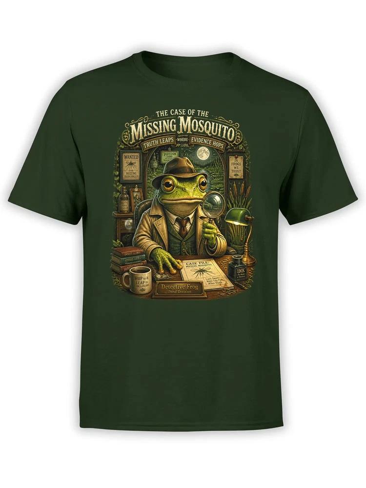 Pond Detective Frog Tshirt Unisex S