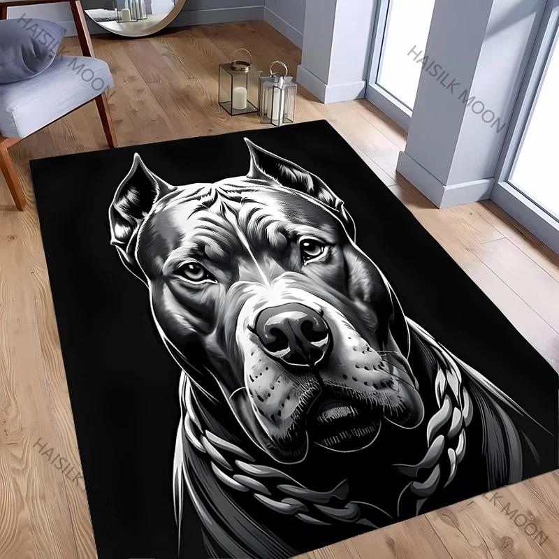 Cool American Bully Print Carpet Living Room Rugs Wonderful Gifts for Friends Decorative Carpet for Home Office Store Large Size