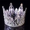 Elegant Queen Tiara Crown Shiny Ancient Greece Tiara Trendy Princess Rhinestone Tiara  Party