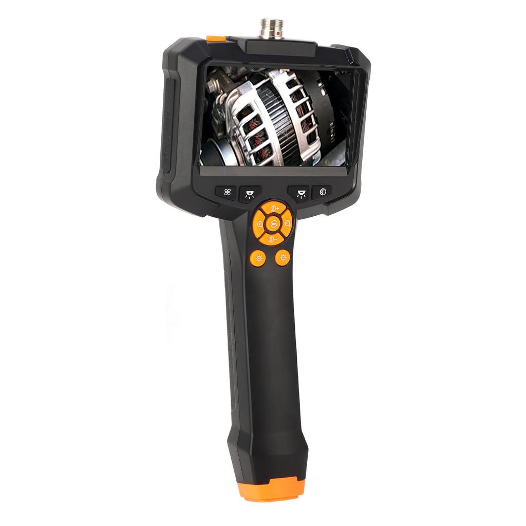 4.3in Endoscope Camera LCD Display Water Resistant 1080P HD Inspection Camera with 8 LED Lights for Tube Car Repair